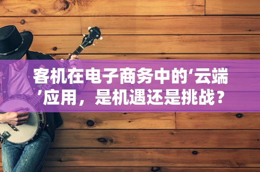 客机在电子商务中的‘云端’应用，是机遇还是挑战？