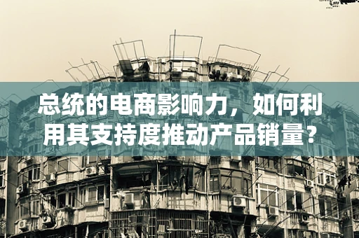 总统的电商影响力，如何利用其支持度推动产品销量？