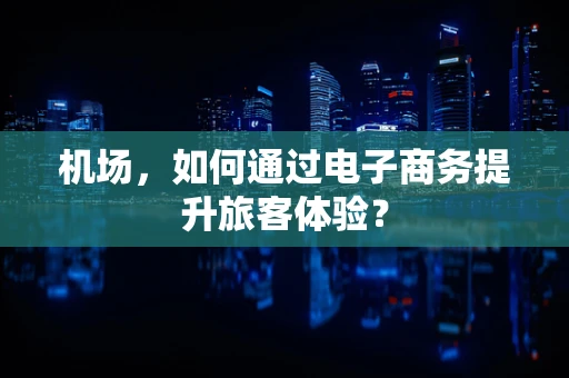 机场，如何通过电子商务提升旅客体验？