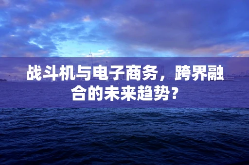 战斗机与电子商务，跨界融合的未来趋势？