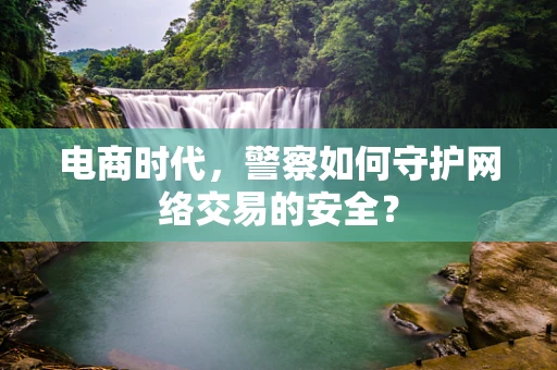 电商时代，警察如何守护网络交易的安全？