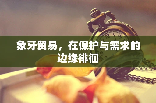 象牙贸易，在保护与需求的边缘徘徊