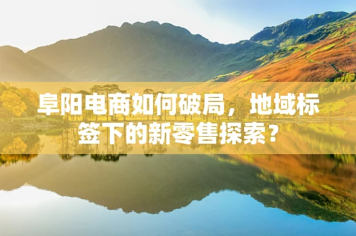 阜阳电商如何破局，地域标签下的新零售探索？