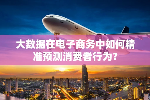 大数据在电子商务中如何精准预测消费者行为？