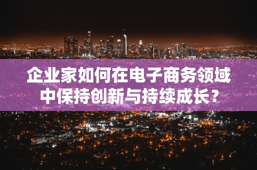 企业家如何在电子商务领域中保持创新与持续成长？