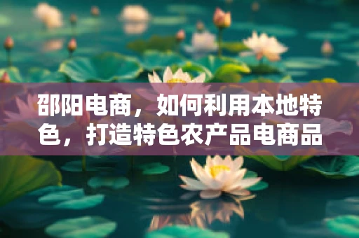 邵阳电商，如何利用本地特色，打造特色农产品电商品牌？