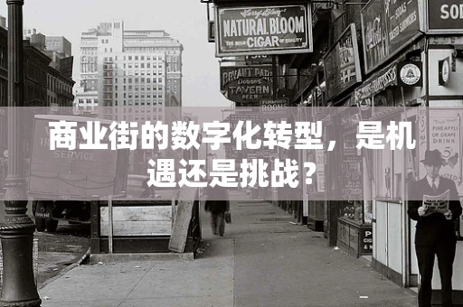 商业街的数字化转型，是机遇还是挑战？