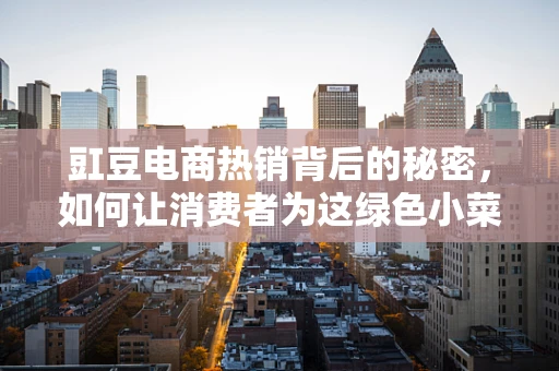 豇豆电商热销背后的秘密，如何让消费者为这绿色小菜买单？