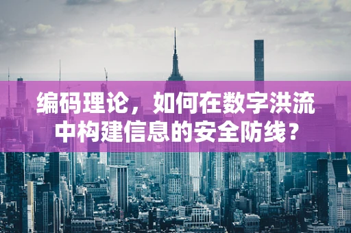编码理论，如何在数字洪流中构建信息的安全防线？