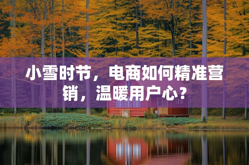 小雪时节，电商如何精准营销，温暖用户心？