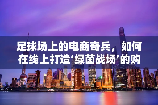 足球场上的电商奇兵，如何在线上打造‘绿茵战场’的购物体验？
