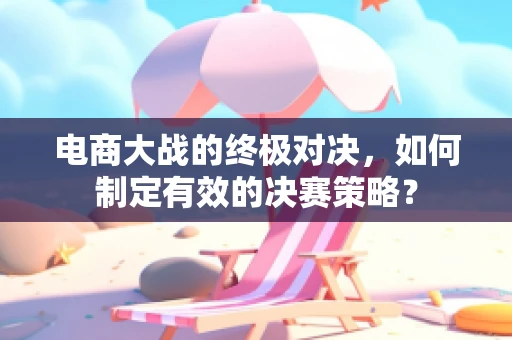 电商大战的终极对决，如何制定有效的决赛策略？