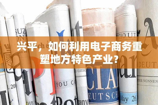 兴平，如何利用电子商务重塑地方特色产业？