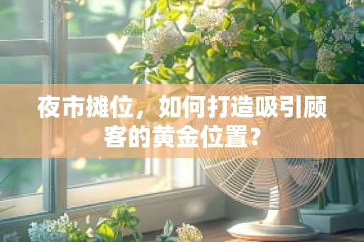 夜市摊位，如何打造吸引顾客的黄金位置？