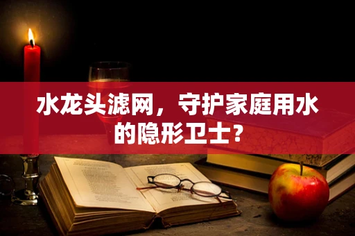水龙头滤网，守护家庭用水的隐形卫士？