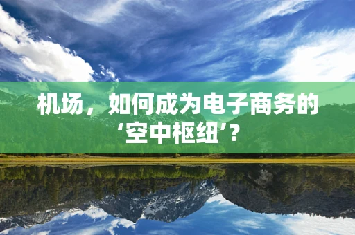 机场，如何成为电子商务的‘空中枢纽’？