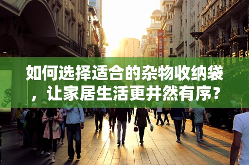 如何选择适合的杂物收纳袋，让家居生活更井然有序？