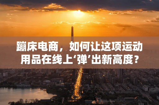 蹦床电商，如何让这项运动用品在线上‘弹’出新高度？
