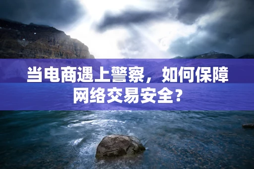 当电商遇上警察，如何保障网络交易安全？