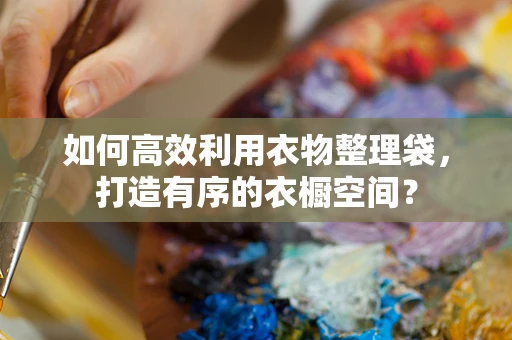 如何高效利用衣物整理袋，打造有序的衣橱空间？