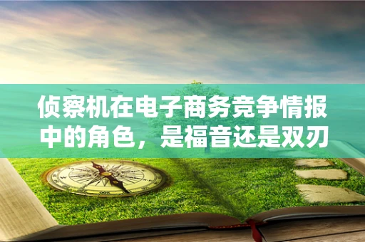 侦察机在电子商务竞争情报中的角色，是福音还是双刃剑？