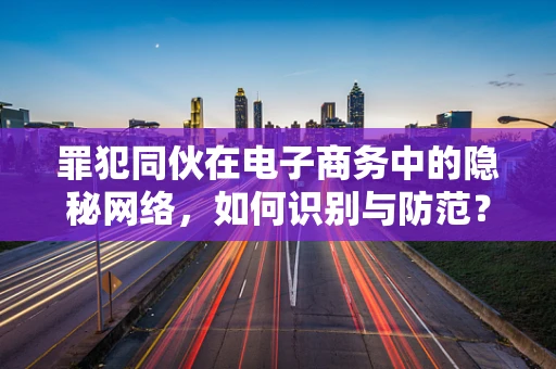 罪犯同伙在电子商务中的隐秘网络，如何识别与防范？