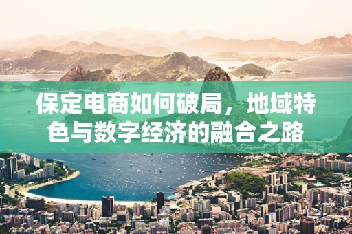 保定电商如何破局，地域特色与数字经济的融合之路