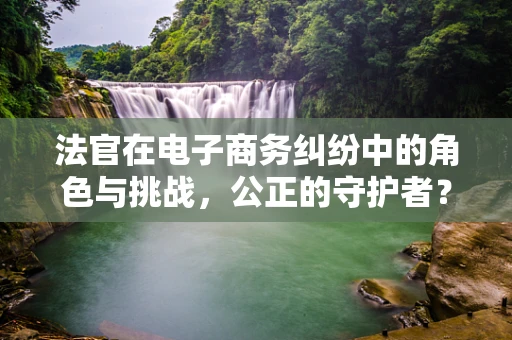 法官在电子商务纠纷中的角色与挑战，公正的守护者？