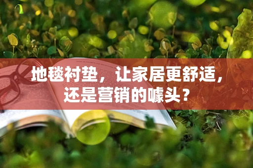 地毯衬垫，让家居更舒适，还是营销的噱头？