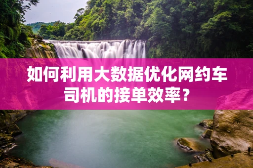 如何利用大数据优化网约车司机的接单效率？