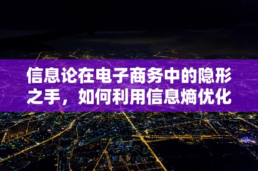 信息论在电子商务中的隐形之手，如何利用信息熵优化用户体验？