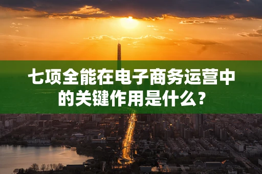 七项全能在电子商务运营中的关键作用是什么？