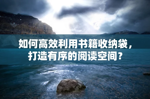 如何高效利用书籍收纳袋，打造有序的阅读空间？