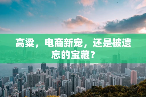 高粱，电商新宠，还是被遗忘的宝藏？