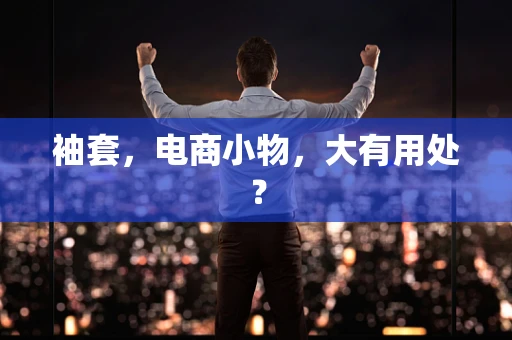 袖套，电商小物，大有用处？