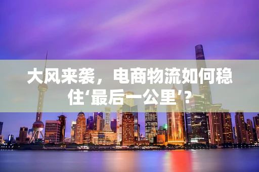 大风来袭，电商物流如何稳住‘最后一公里’？