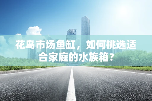 花鸟市场鱼缸，如何挑选适合家庭的水族箱？