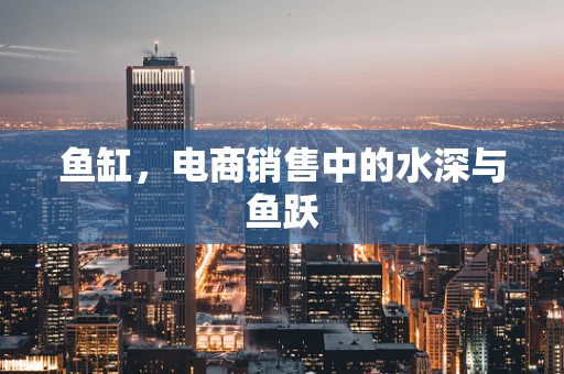 鱼缸，电商销售中的水深与鱼跃