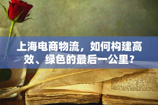 上海电商物流，如何构建高效、绿色的最后一公里？
