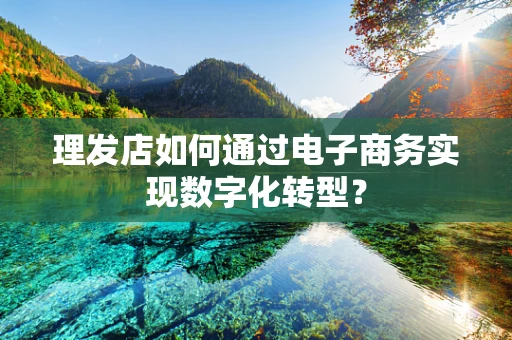 理发店如何通过电子商务实现数字化转型？