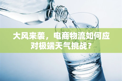 大风来袭，电商物流如何应对极端天气挑战？