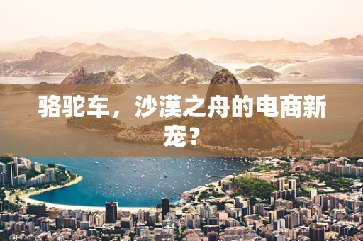 骆驼车，沙漠之舟的电商新宠？