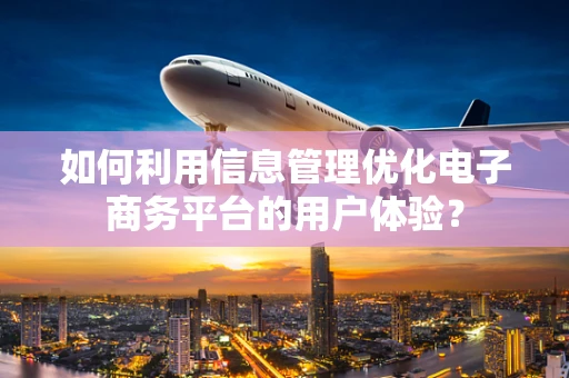 如何利用信息管理优化电子商务平台的用户体验？
