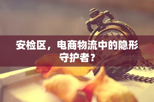 安检区，电商物流中的隐形守护者？