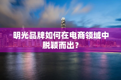 明光品牌如何在电商领域中脱颖而出？
