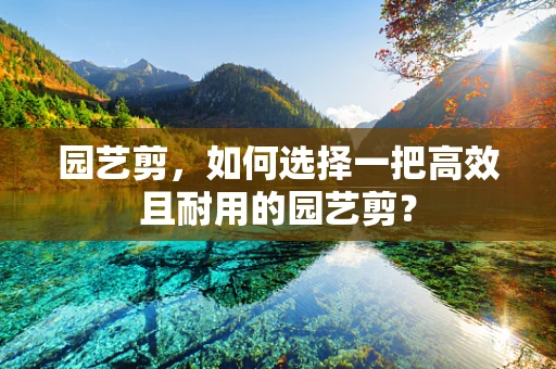 园艺剪，如何选择一把高效且耐用的园艺剪？