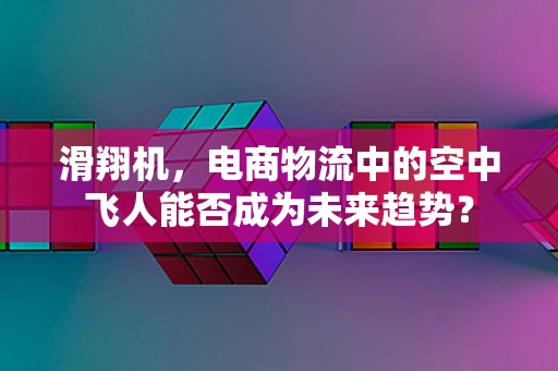 滑翔机，电商物流中的空中飞人能否成为未来趋势？