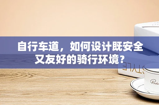 自行车道，如何设计既安全又友好的骑行环境？