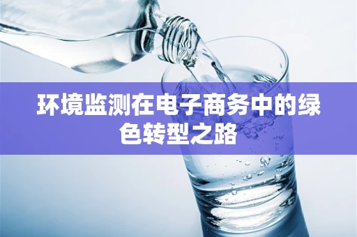 环境监测在电子商务中的绿色转型之路
