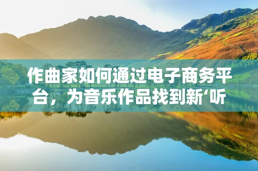 作曲家如何通过电子商务平台，为音乐作品找到新‘听众’？